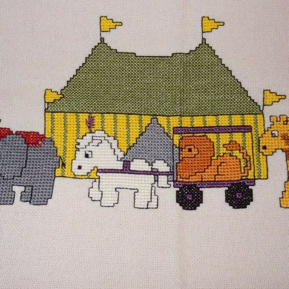 Circus Baby Girl Boy Blanket Unisex Newborn Finish